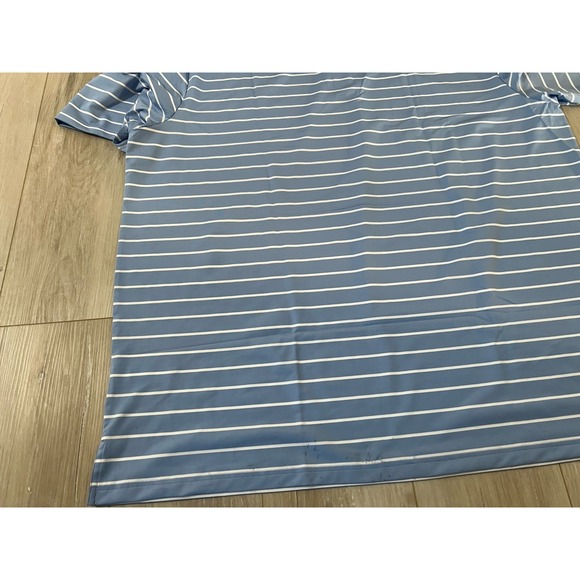 Polo Ralph Lauren Polo Shirt Mens 3XLT Blue/ White Striped Performance - Picture 6 of 8